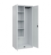 Putzmittelschrank Classic PLUS 080100-02 S10008 lichtgrau 80,0 x 50,0 x 185,0 cm, aufgebaut